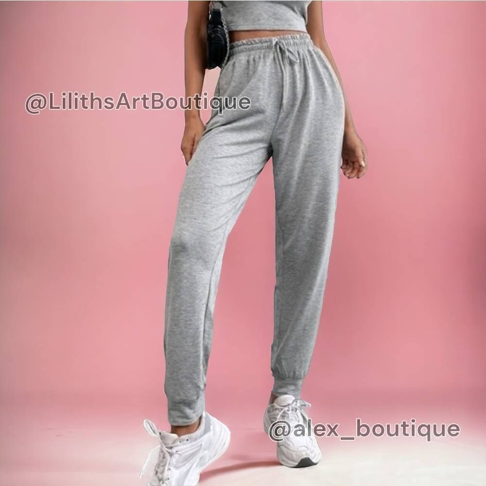 SHEIN Regular Drawstring Sweatpants(D016)-Size M for Women